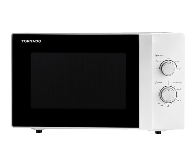 TM-25MS-ميكروويف تورنيدو 25 لتر 900 وات سيلفر