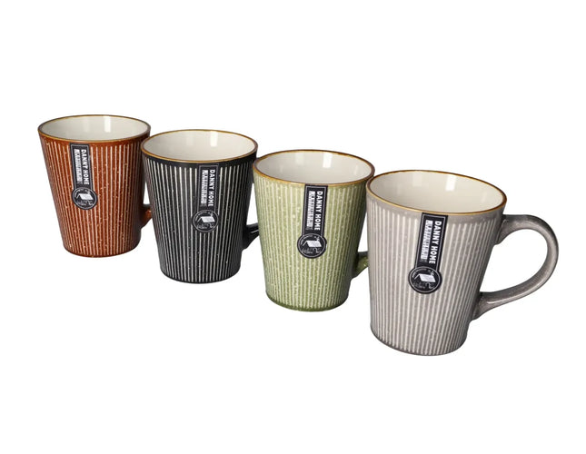 Striped Tea Mug, 13cm