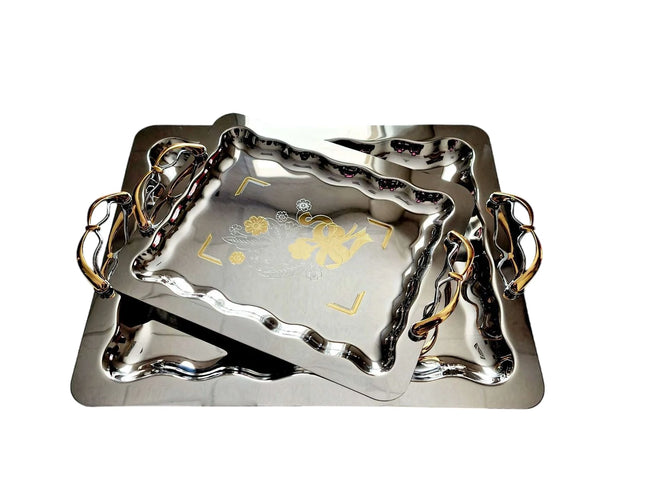 Serving tray set, 2Pcs, square