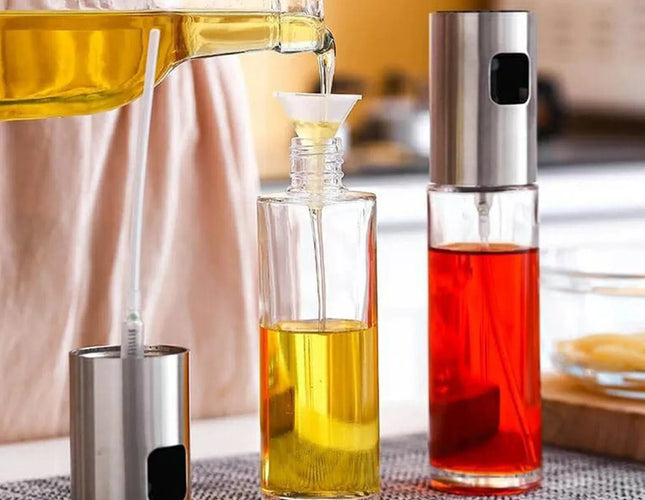 Oil Sprayer Bottle Glass Spray Mister for Cooking
