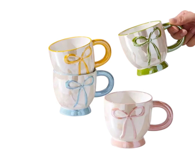 Porcelain Mug – Bow Design