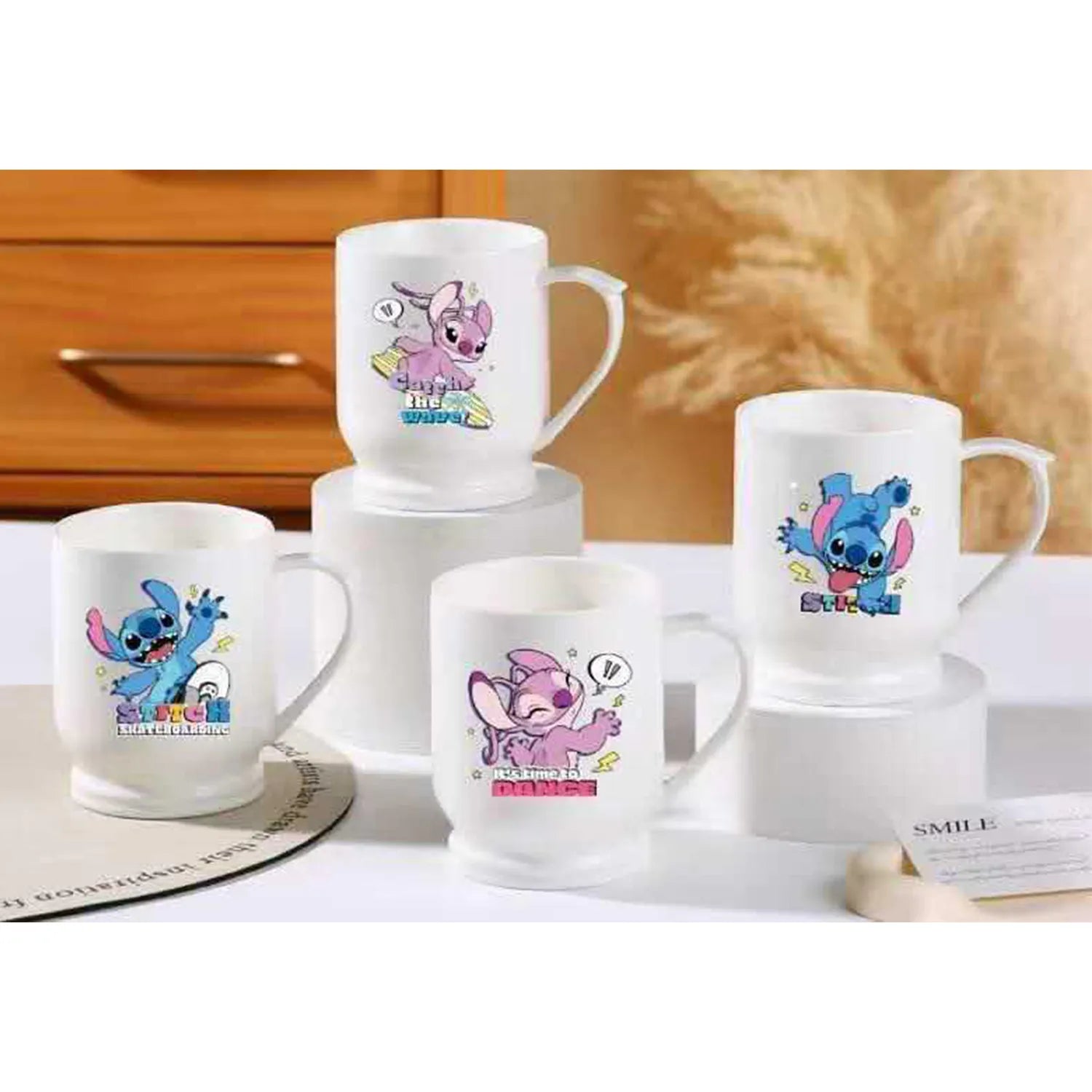 Large Porcelain Mug – Stitch Designs – 350 ml