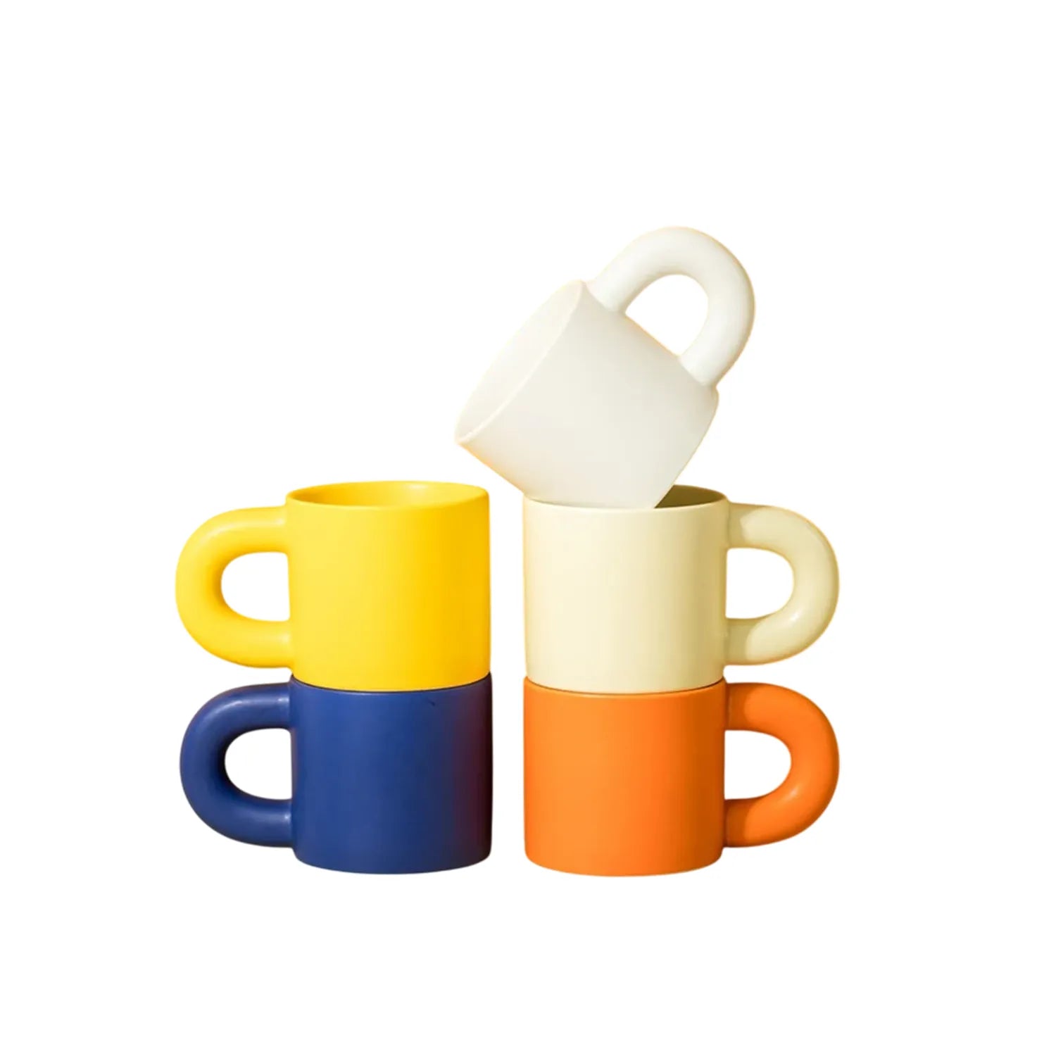 HOT BODY Coffee Mug Mug Creative Macaron Ceramic Coffee Cup