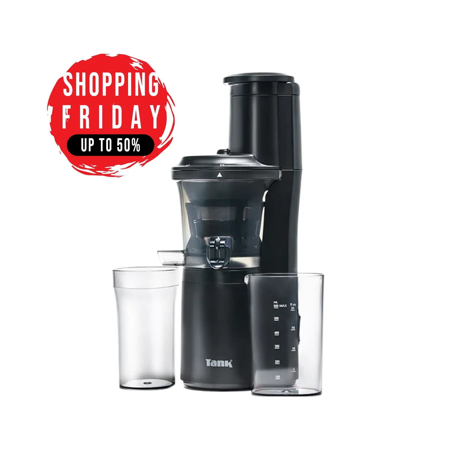Tank Super Juicer Extractor, 300 Watts, Black, JE6009AB-GS , 2 Year warranty