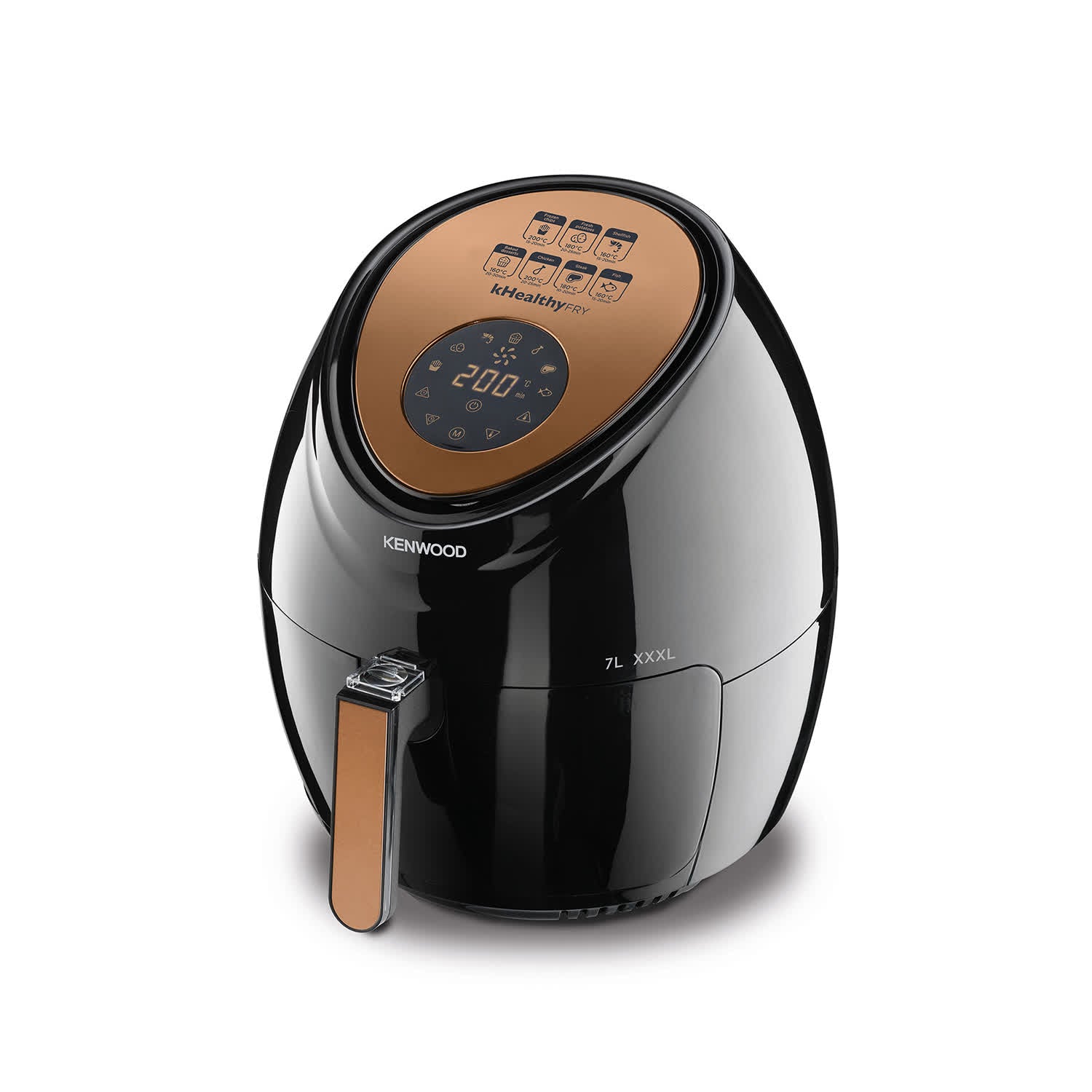 Kenwood Air Fryer 7 Liters 1800 Watt - Black - HFP72.000BK