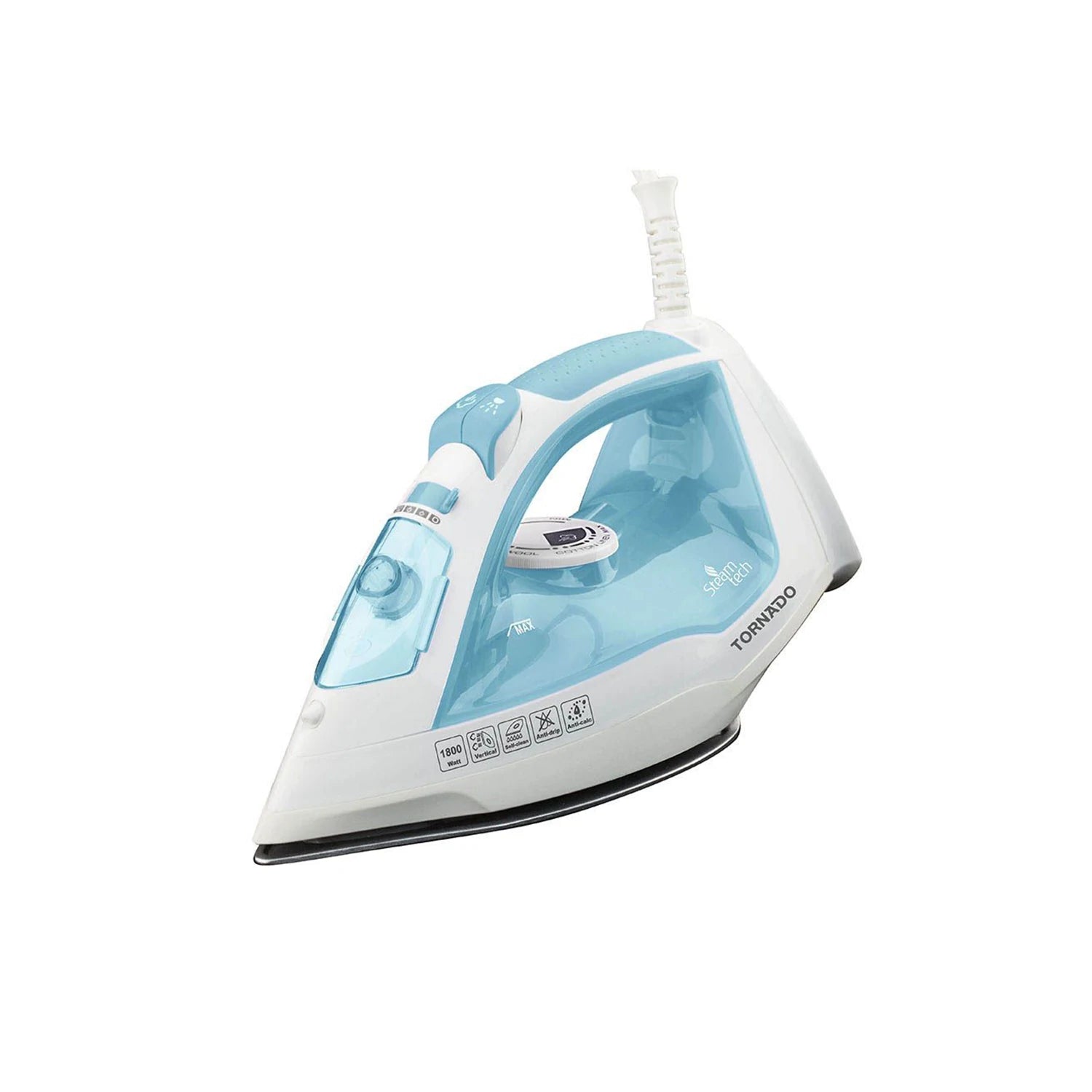 TORNADO Steam Iron, 1800 Watt