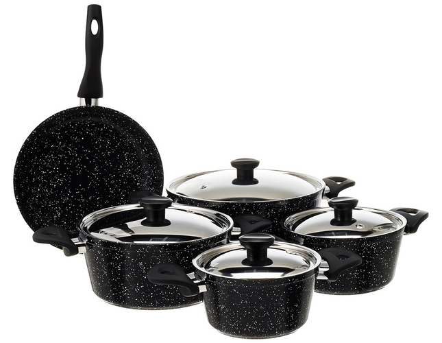 Top Chef Granite Pot Set , 9 pieces