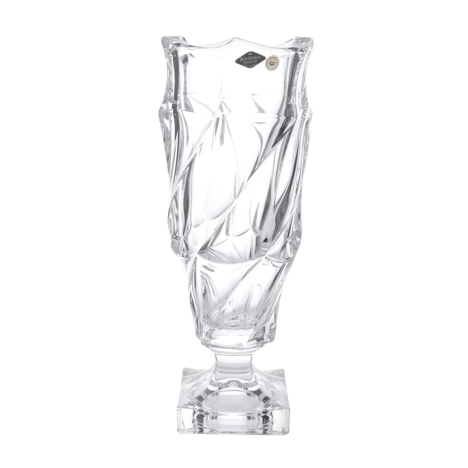 Bohemia Crystal Czech Vase, 38 cm