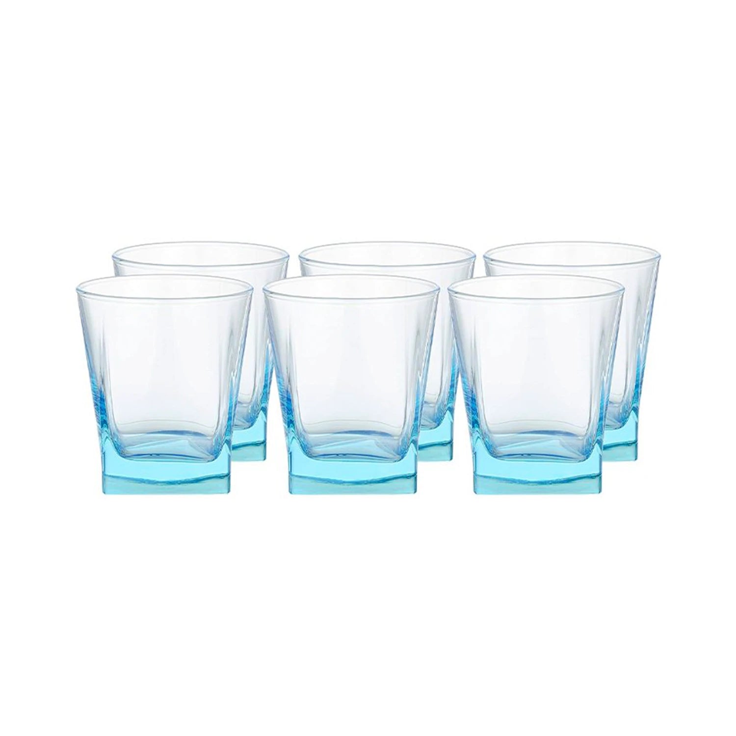 Pasabahce Carre Old Fashioned Cup Set, 6 pieces