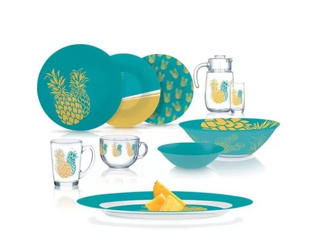 Luminarc Arcoprex Acantha Dinner Set, 46 Pieces