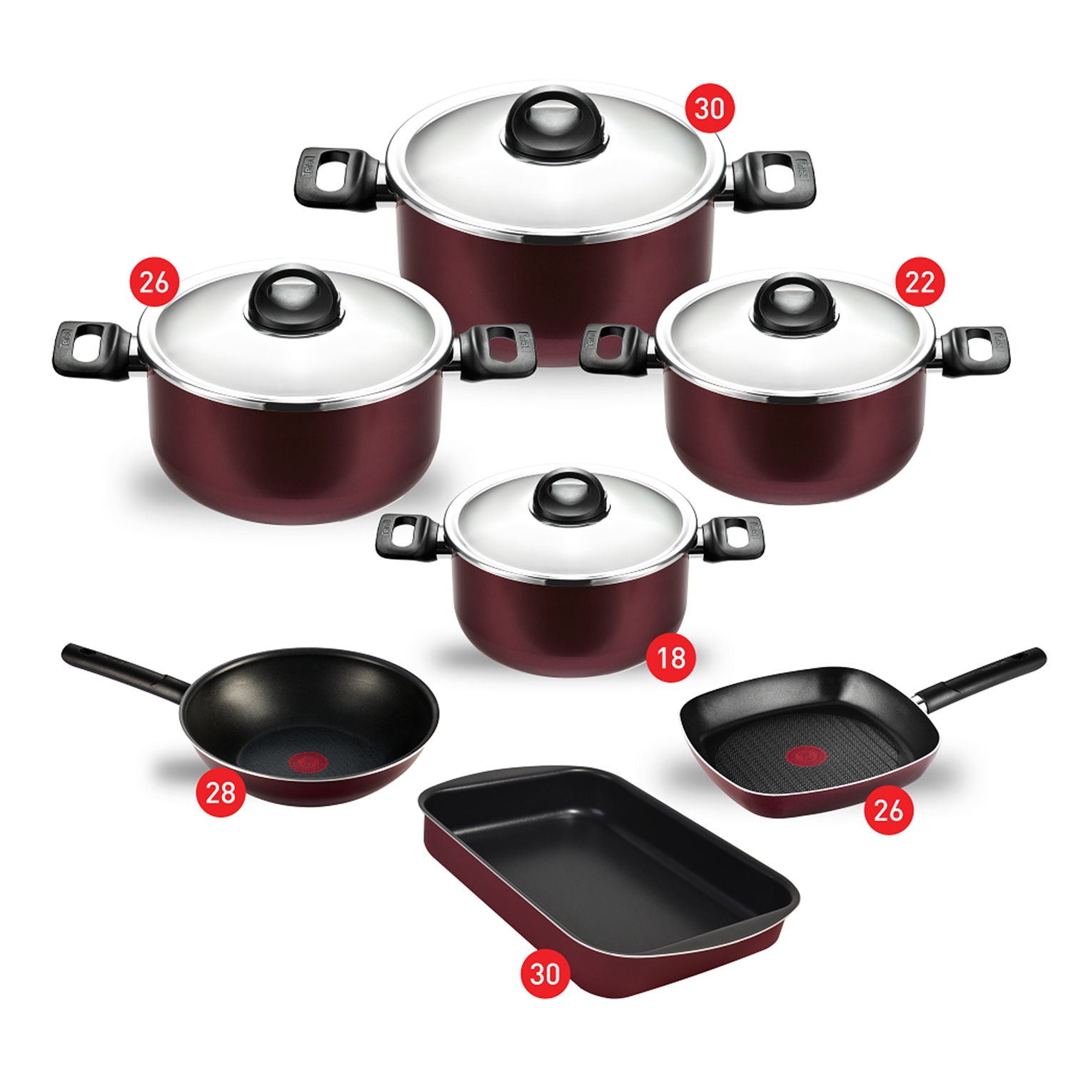 Tefal Armatal Pot Set , 11 pieces