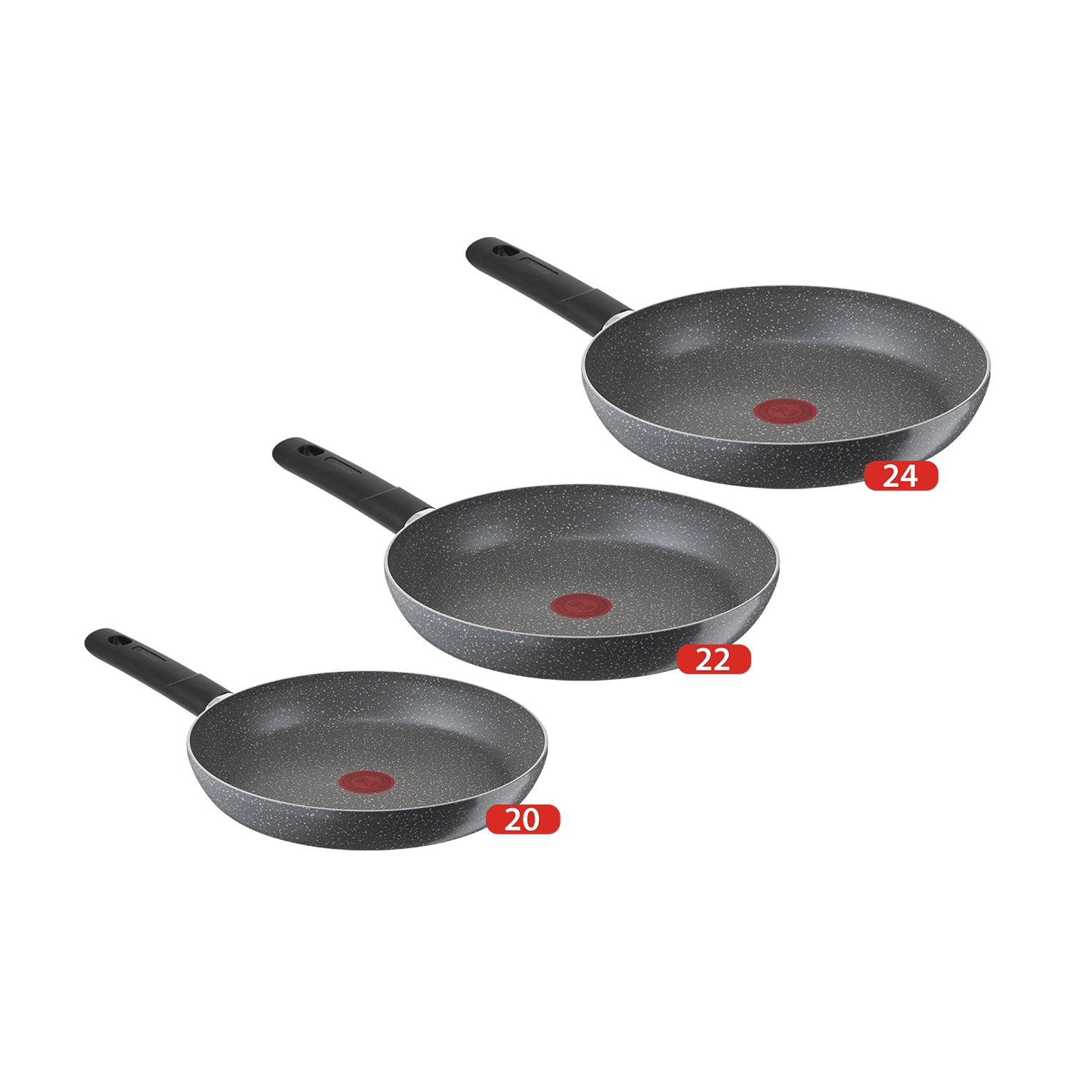 Tefal Cook Natural Fryapn Set, 3 Pcs