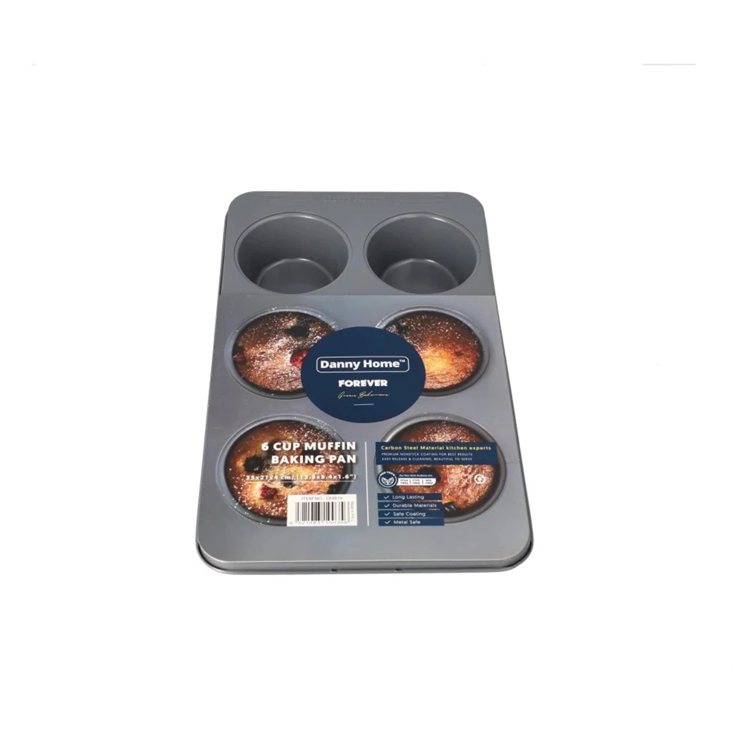 Danny Home Muffin Pan, 6 Cup