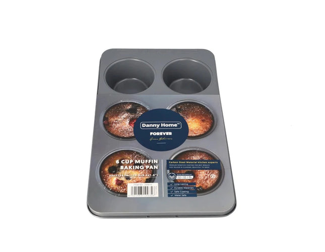 Danny Home Muffin Pan, 6 Cup