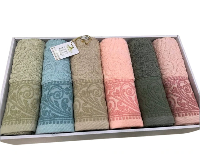 Elsrougy Towel Set, 6 Pcs