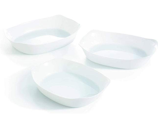 Luminarc Smart Carine Cuisine Oven Dish Set, 3 Pieces