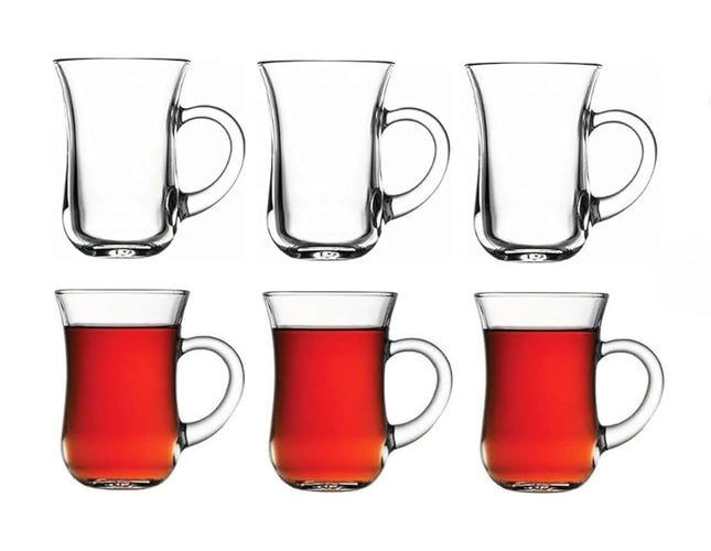 Pasabahce Keyif Tea Set, 6 pieces