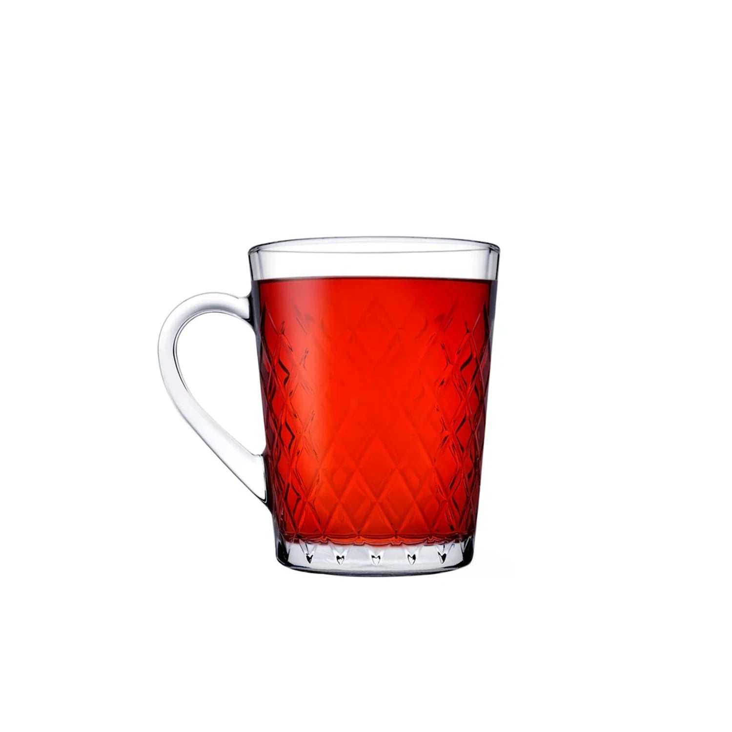 Pasabahce Ruby Mug, 6 Pieces