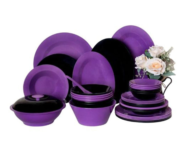 Malaysian Melamine Dinner Set, 38 Pcs