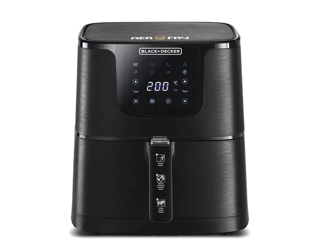 Black & Decker Air Fryer, 5.8 Liter, 1700 Watt, Black • AF700-B5