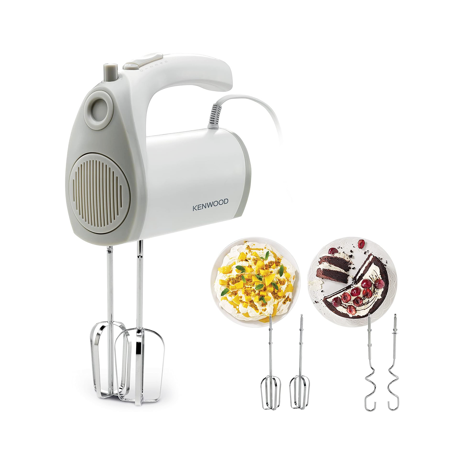 Kenwood Hand Mixer, 300 Watts, • HMP20.000WH