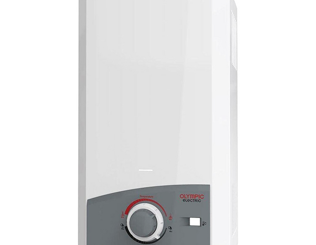 Olympic Gas Digital Water Heater, 6 Liter