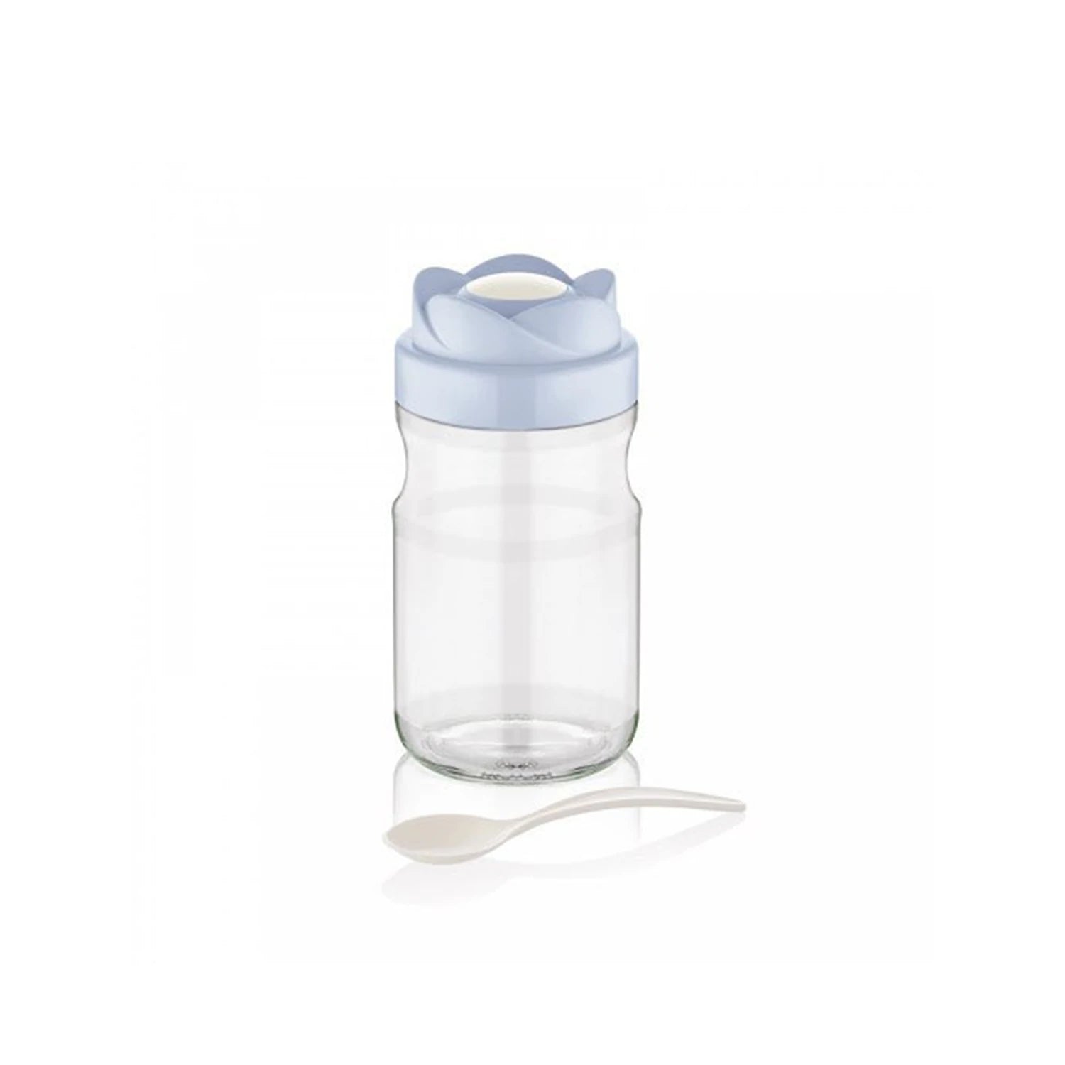 Shape Plastic Round Glass Jar, 720 ml