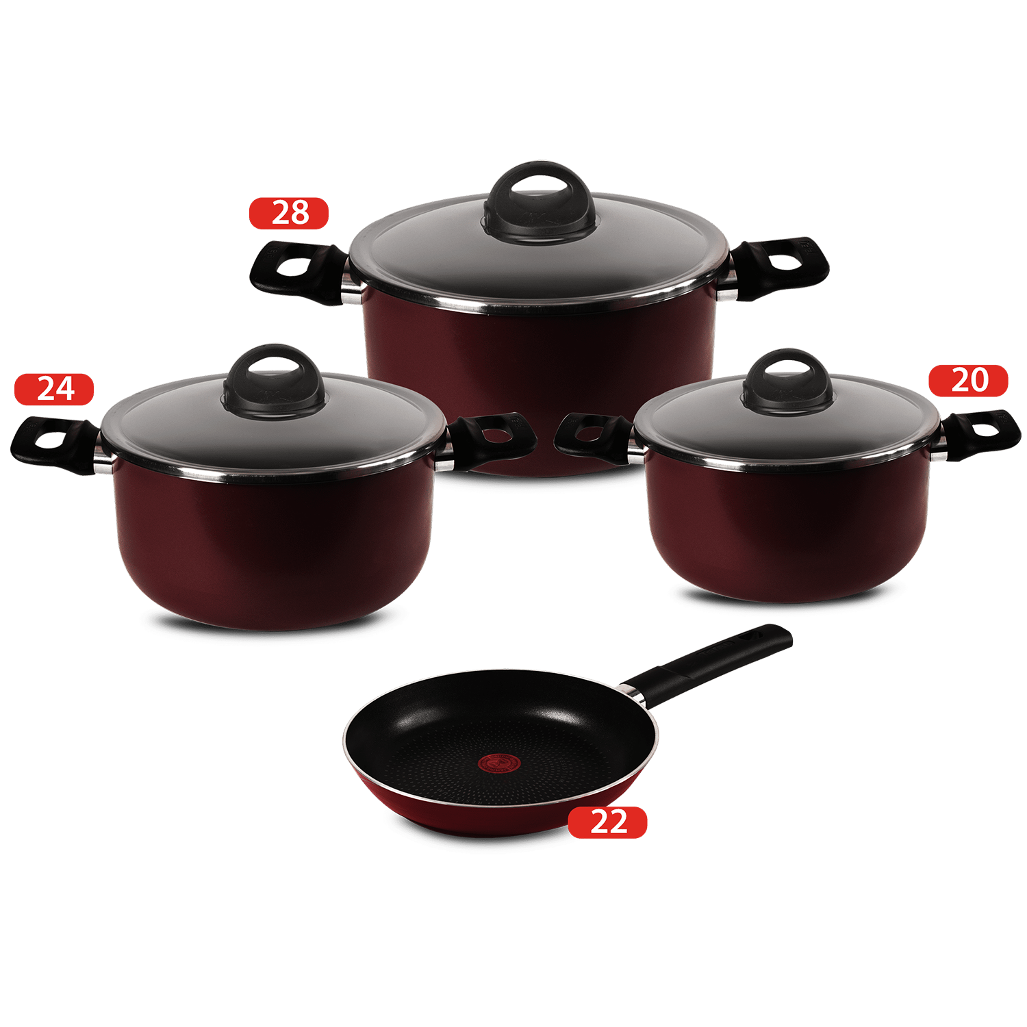 Tefal Armatal Pot Set , 7 pieces