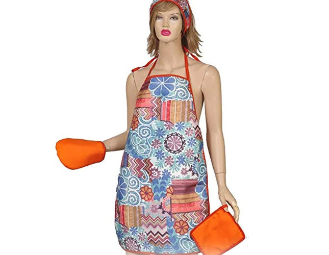 Kitchen Apron Set, 4 Pcs