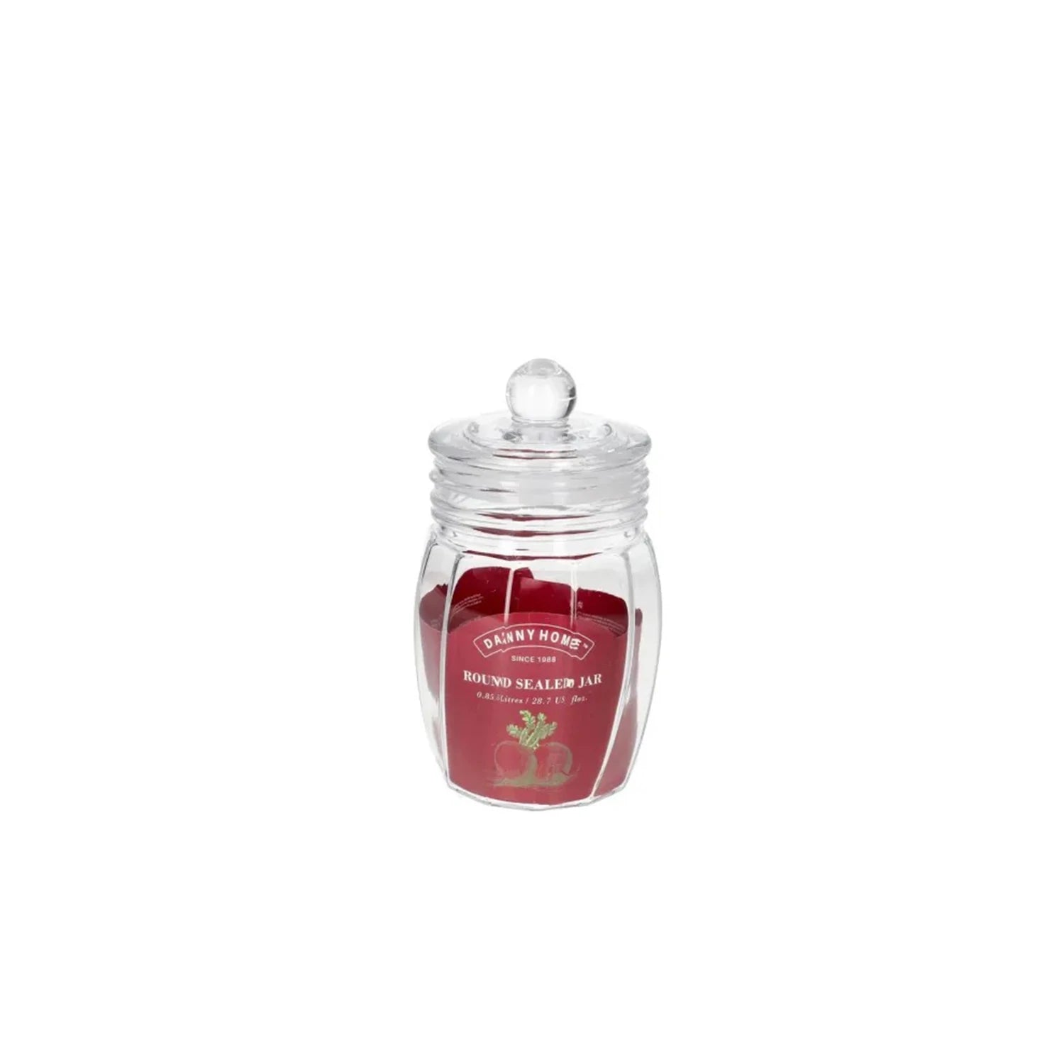 Sealed Glass Jar, 0.85L