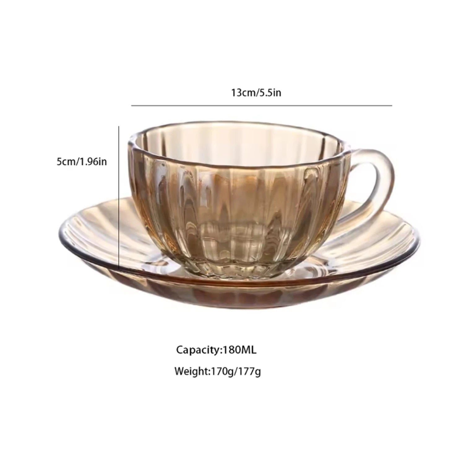 Simple Coffee Cup Dish, 12 Pcs