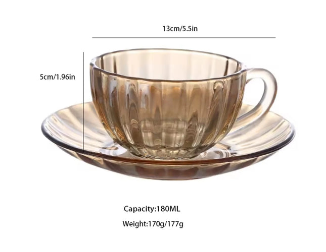 Simple Coffee Cup Dish, 12 Pcs