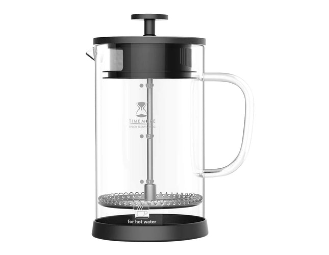 French Press Coffee Maker Double Filter Mesh 600ml