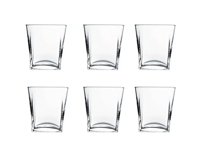 Pasabahce  Carre Cup Set, 6 pieces