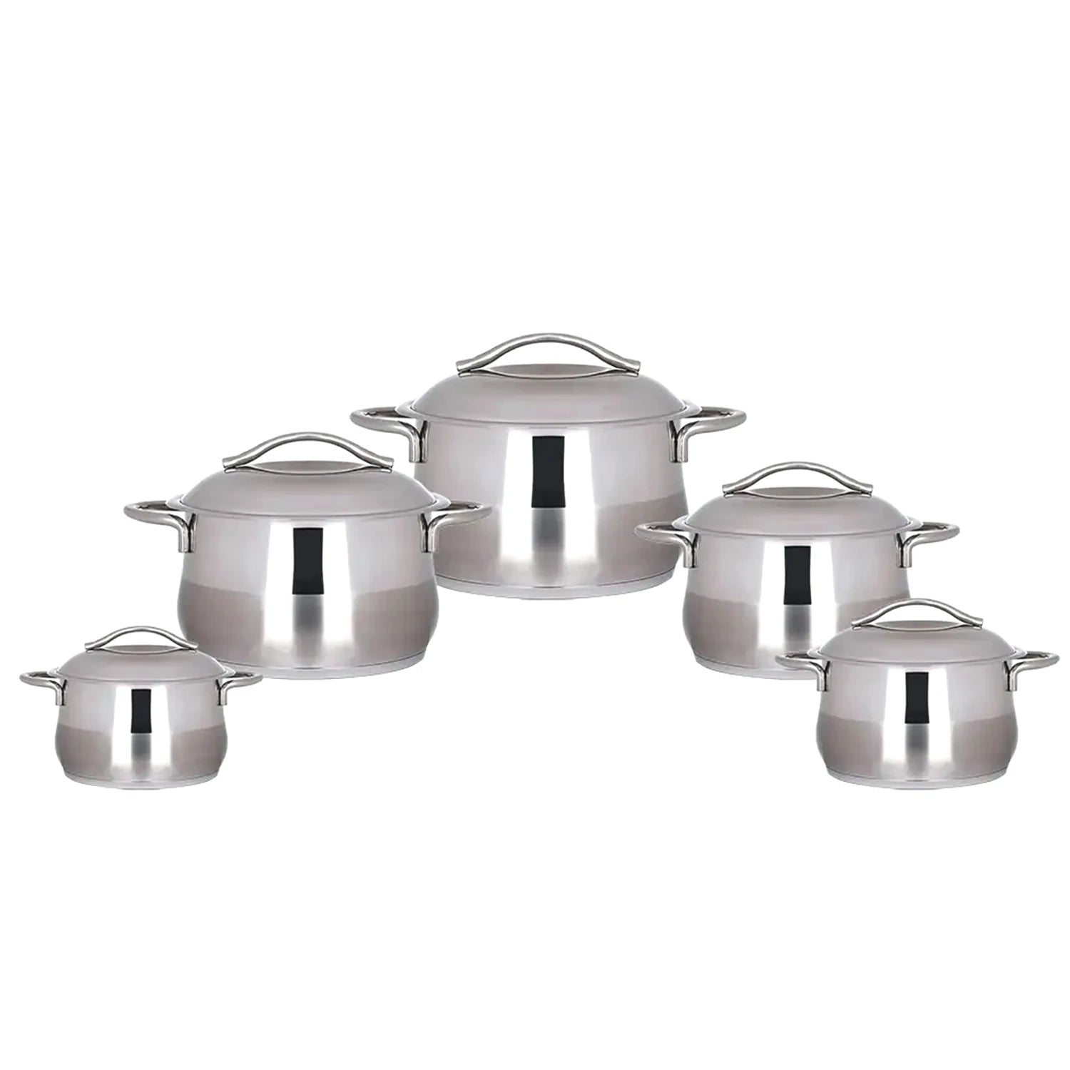 Londra Stainless Steel Cookware Set, 10 Pcs