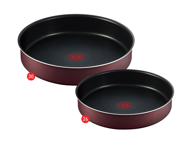 Tefal Armatal Round Oven Tray Set, 2 pieces