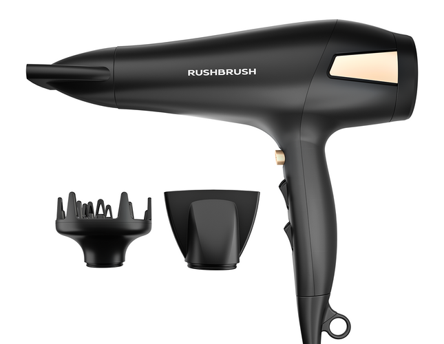 Rush Brush Hair Dryer, • D2 PRO