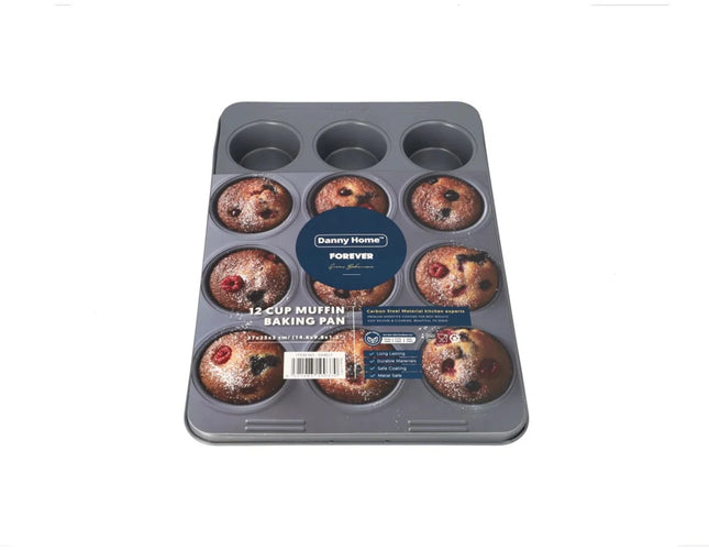 Danny Home Muffin Pan, 12 Cup