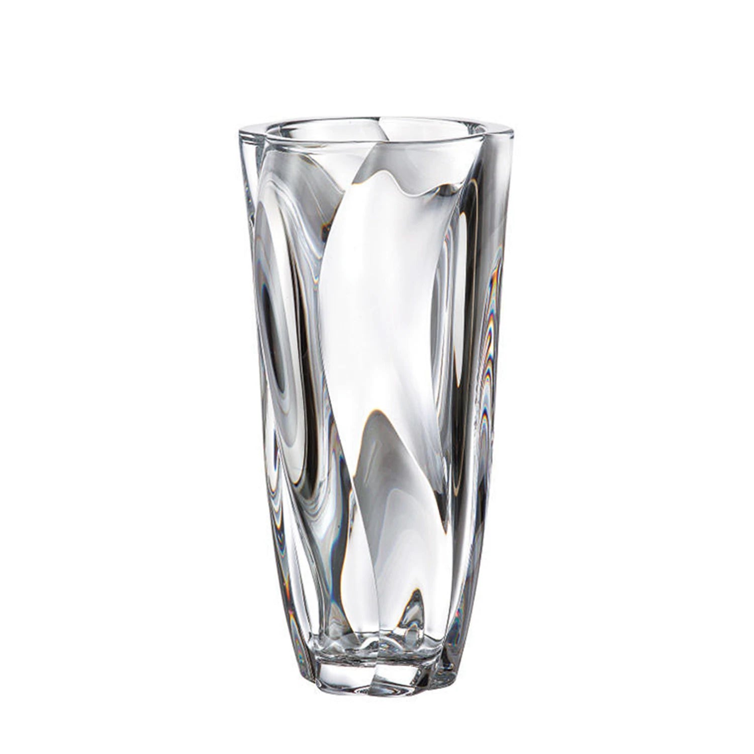 Bohemia Crystal vase Barley Twist 305mm