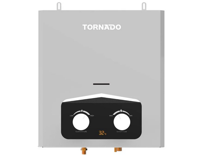 Tornado Gas Digital  Water Heater, 6 Liter, GH-6SN-S