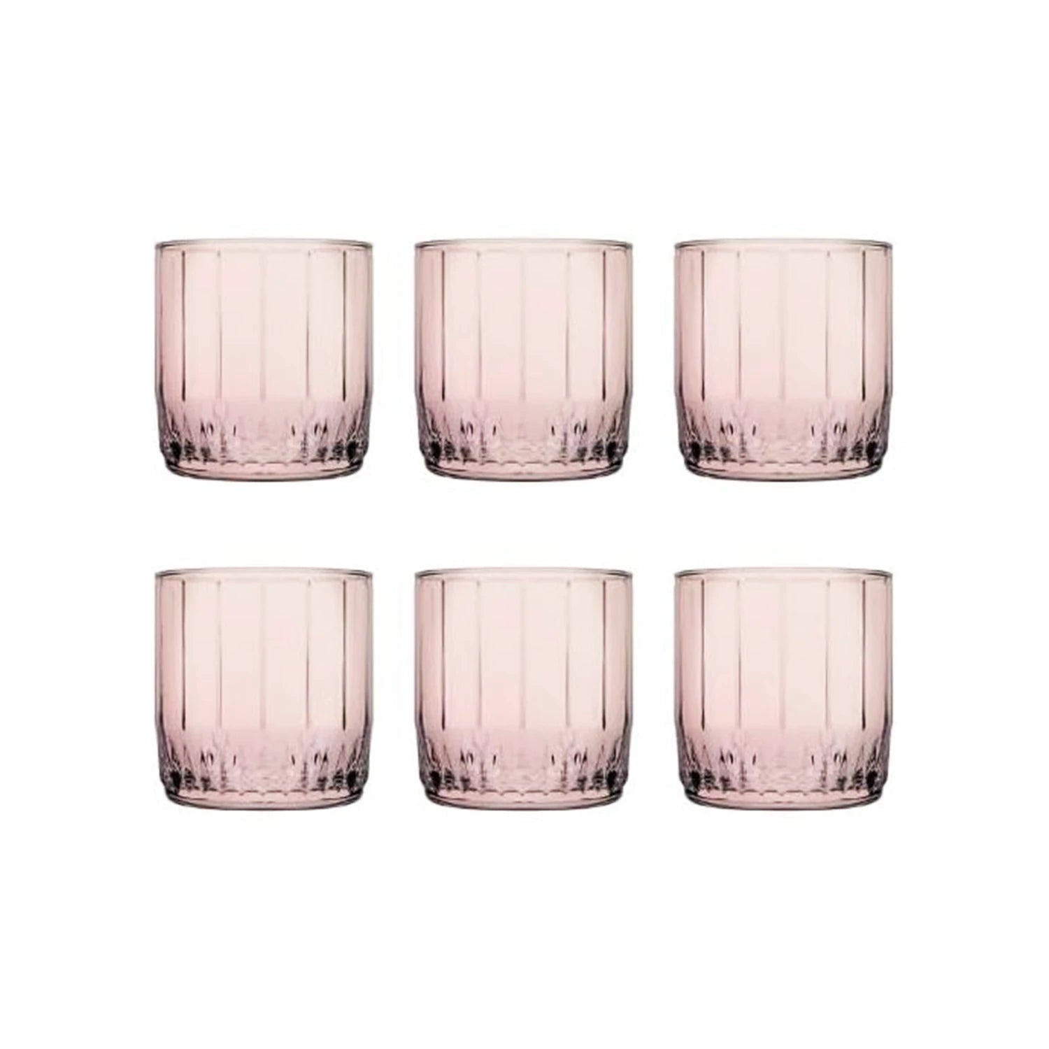 Pasabahce Lea Rose Cup Set, 6 pieces