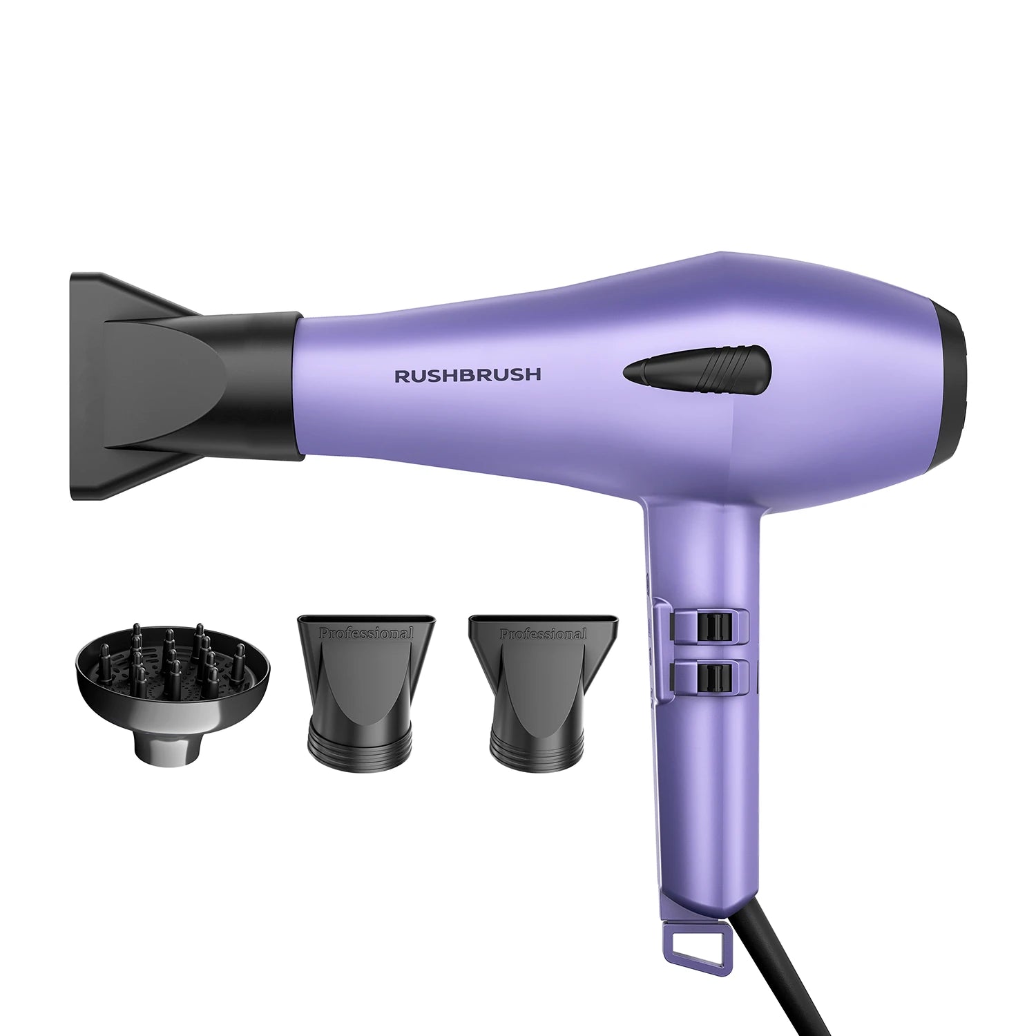 Rush Brush Hair Dryer, • D3 TURBO