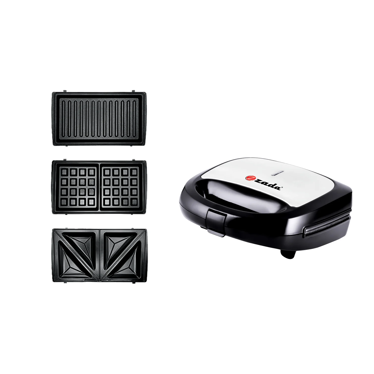 Zada Sandwich Maker, 800 Watt, • ZWF-803