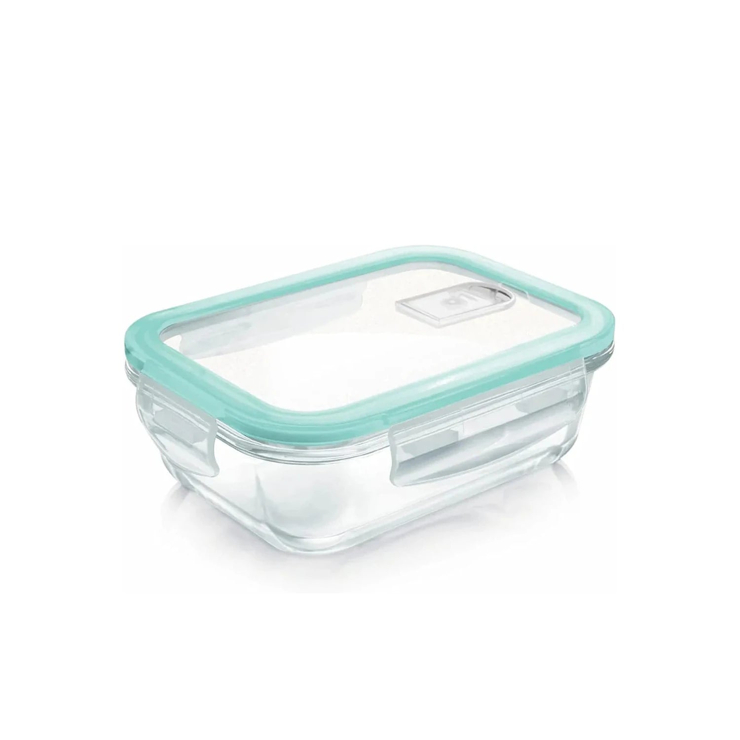 Treo By Milton Hi Borosilicate Clip Fresh Rectangular Container, 1.4 Liters