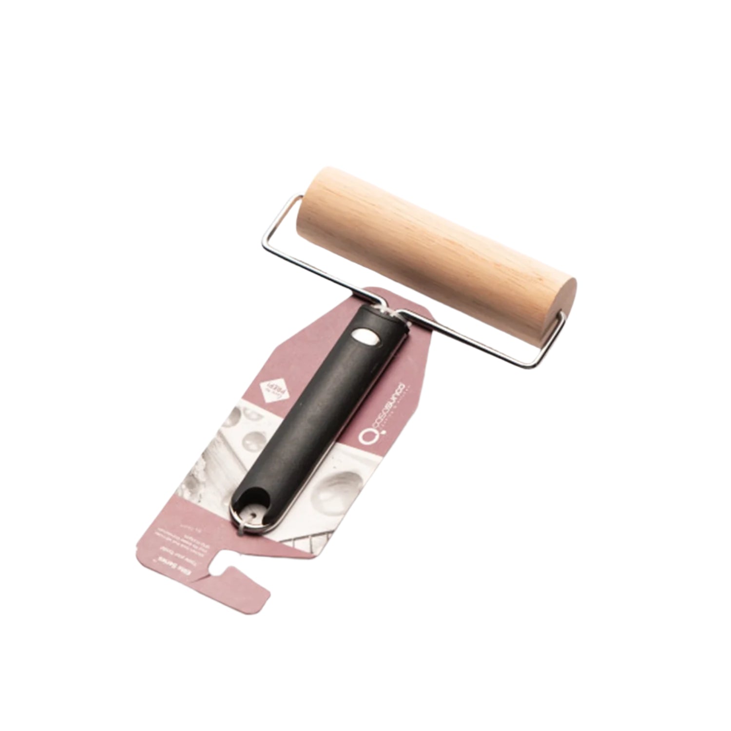 Rolling Pin Flour Stick Roller With Hand Black