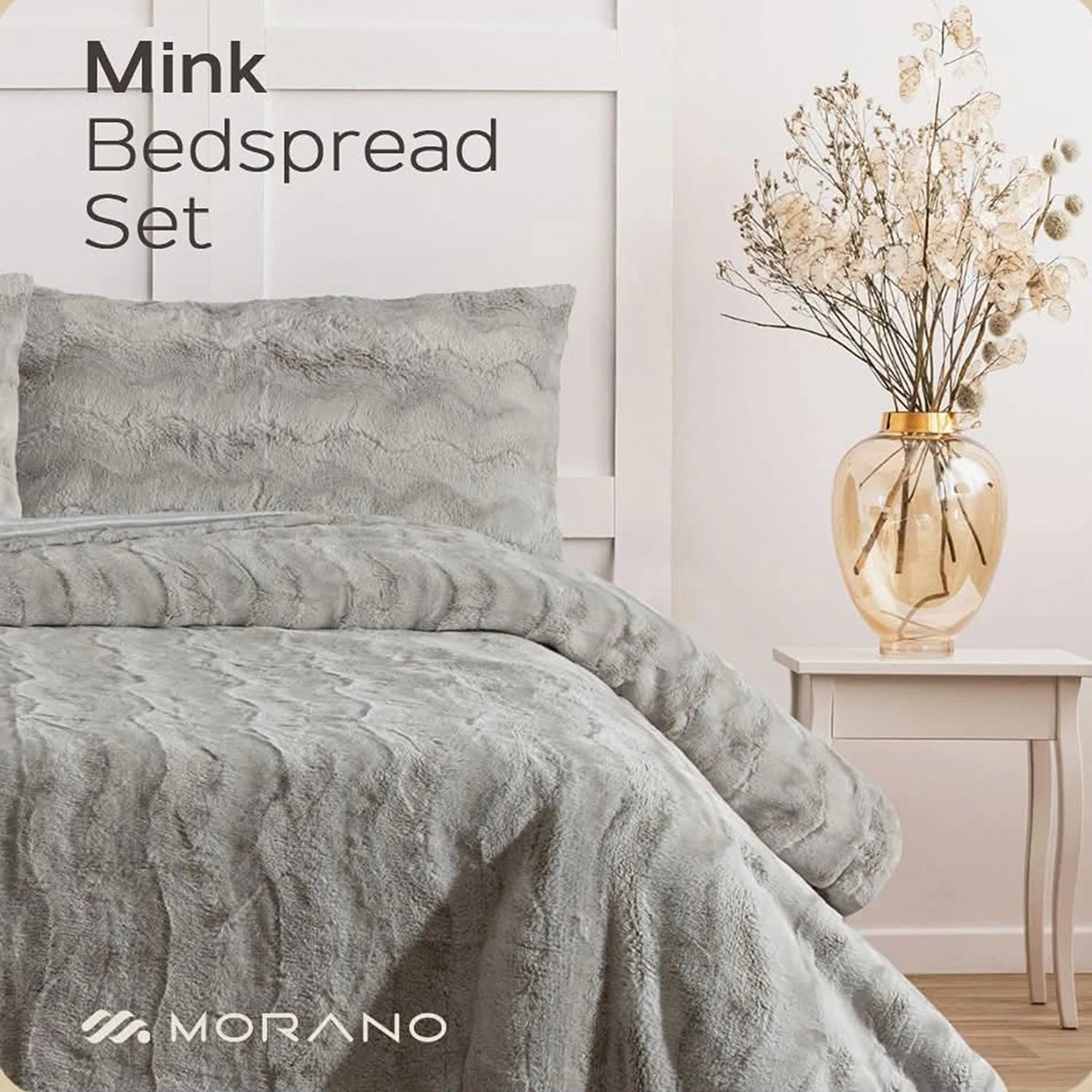 Morano Mink Blanket Set, 3 Pieces