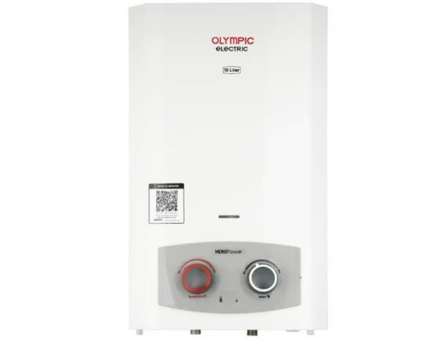 Olympic Gas Digital Water Heater, 10 Liter