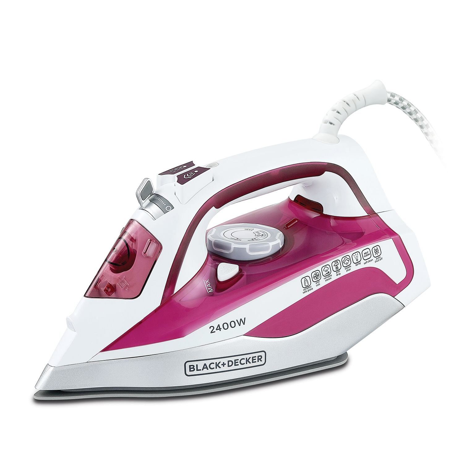 Black & Decker Steam Iron, 2400  Watt, • X2400