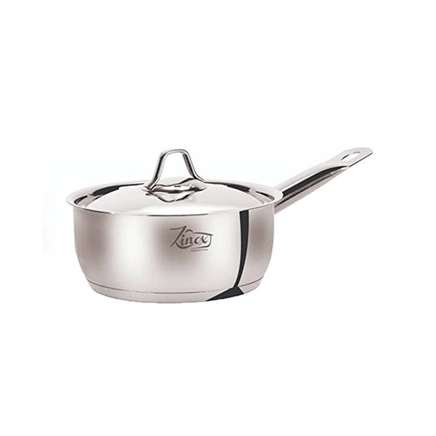 Zinox Elegant Stainless steel Casserole with lid, , 1 Liter