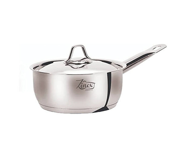 Zinox Elegant Stainless steel Casserole with lid, , 1 Liter